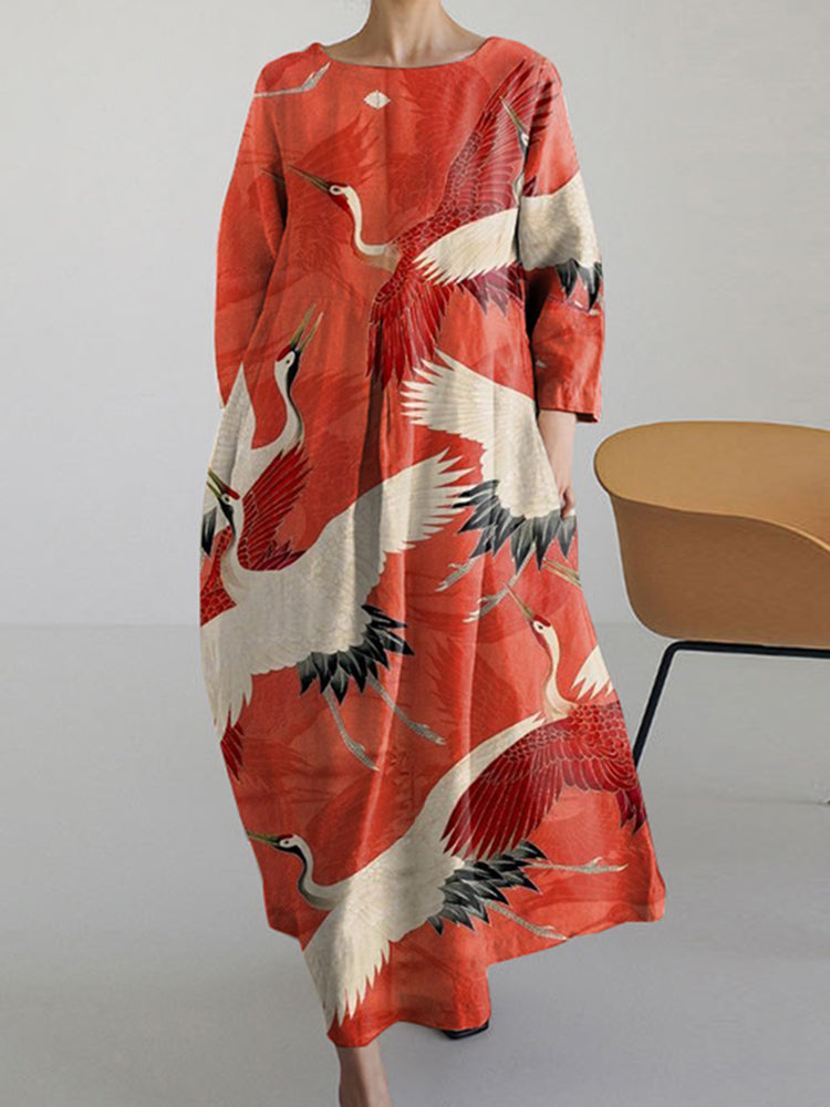 Vinnie - Japanese Art Print Dress